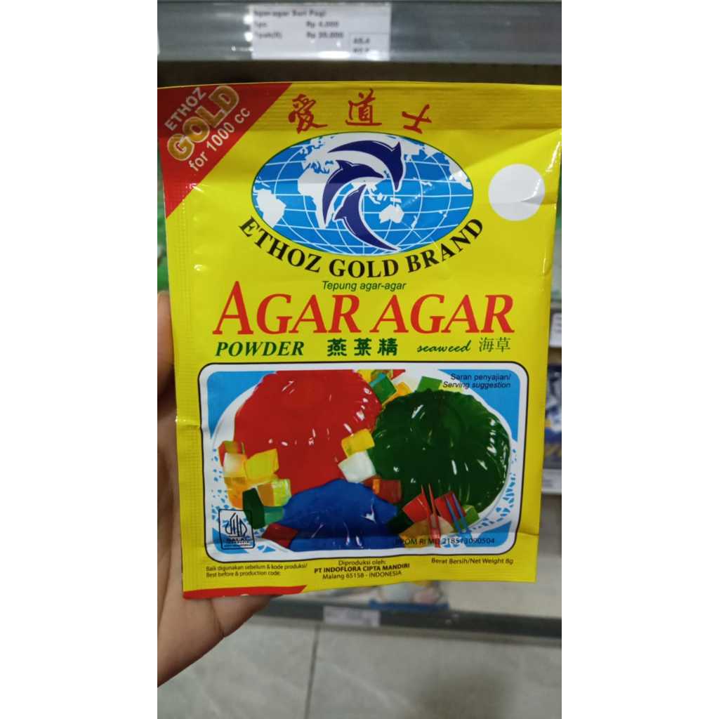 

agar ethoz gold 8g 1pcs