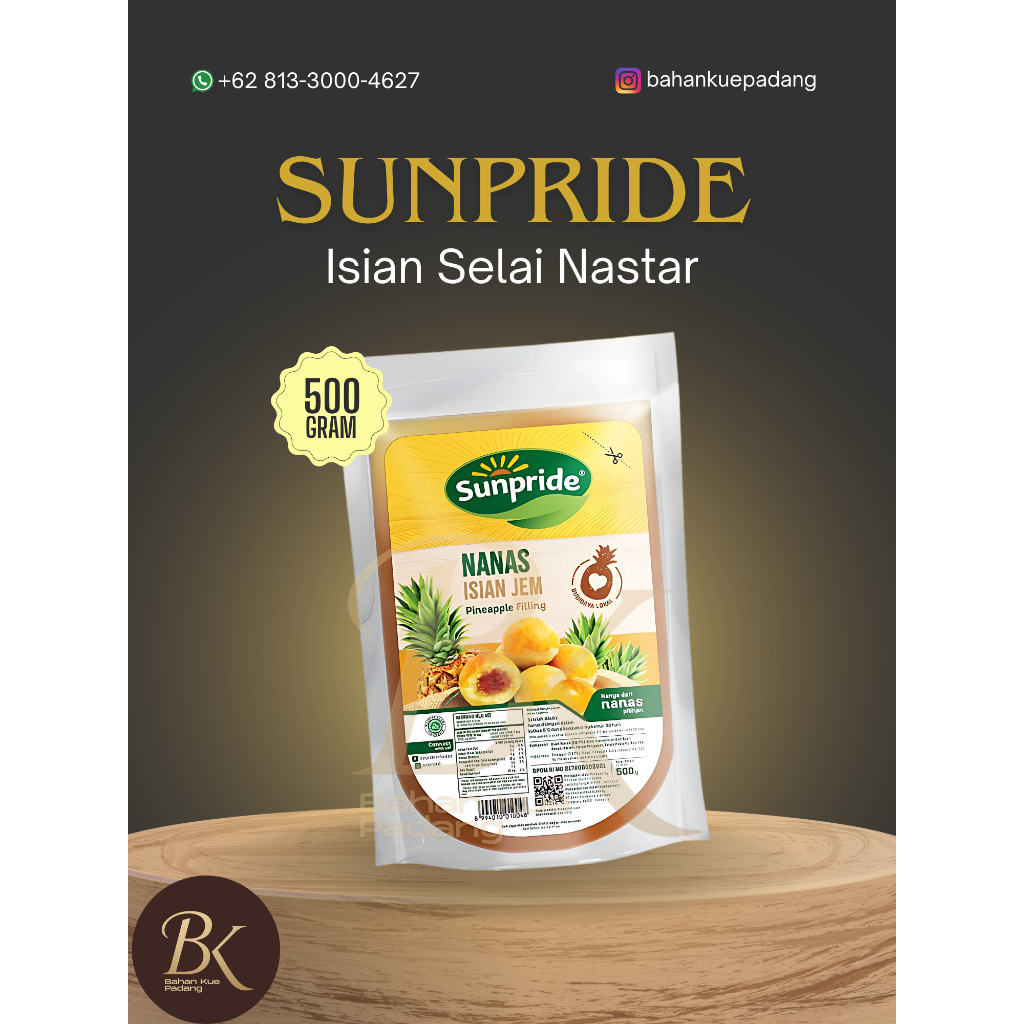 

Sunpride Pineapple Filling 500 gr – Selai Nanas Premium untuk Isian Kue & Nastar