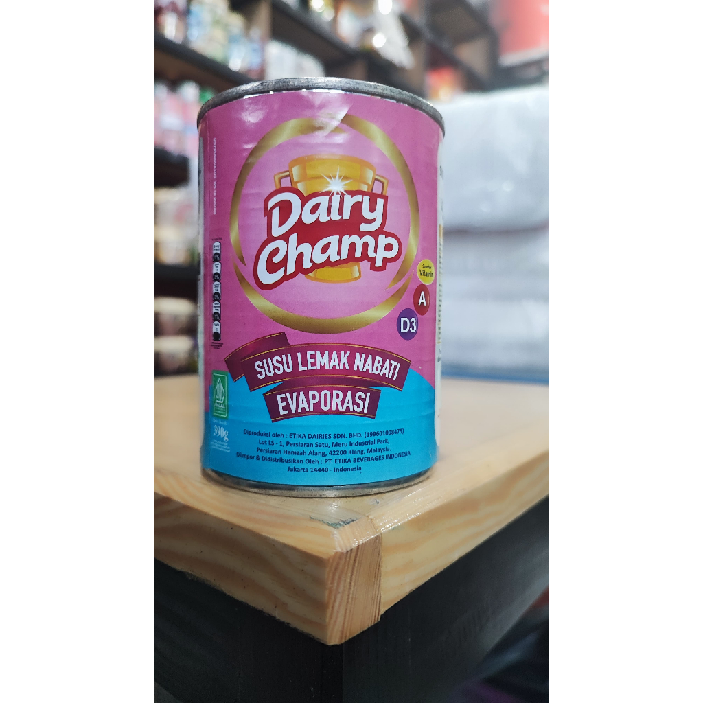 

Dairy Champ Susu Evaporasi 390g - Creamy Condensed Milk