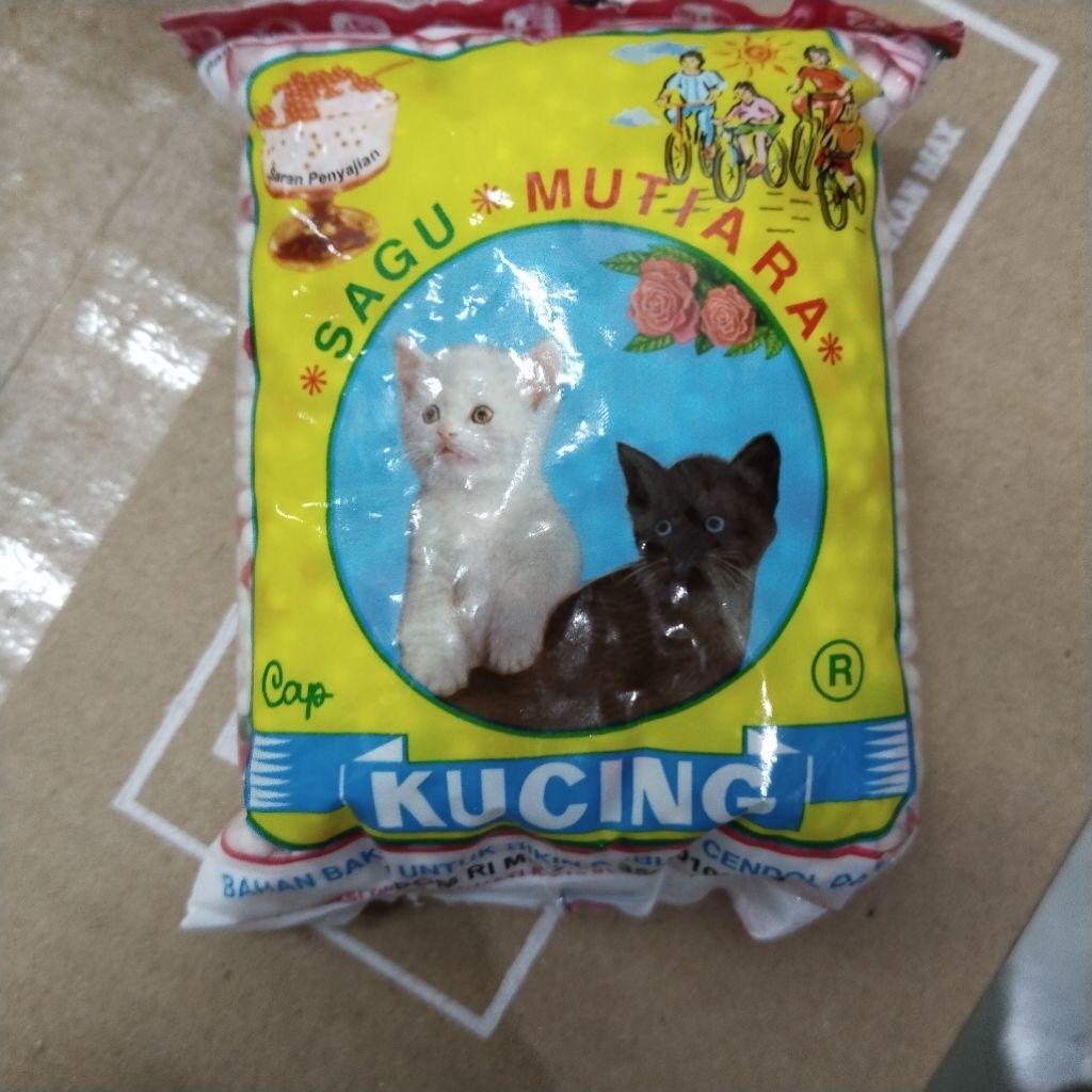 

sagu Mutiara kucing 100g