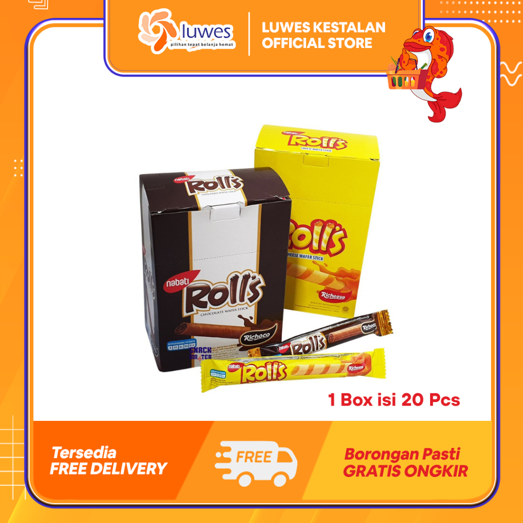 

NABATI ROLLS 1 BOX ISI 20 PC