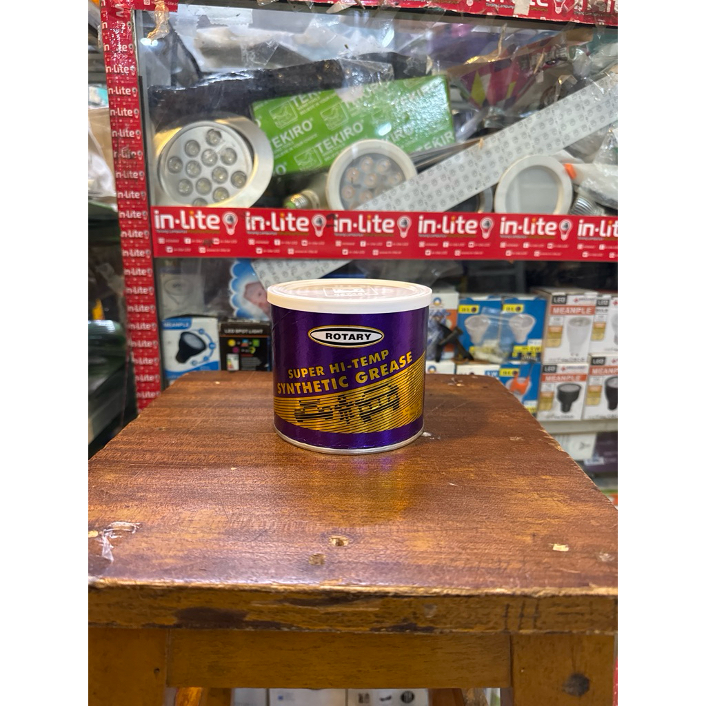 Rotary Synthetic Grease NLGI 3 Minyak Gemuk LITHIUM Grease Rotary Super Hi Temp Biru NLGI3 454 g