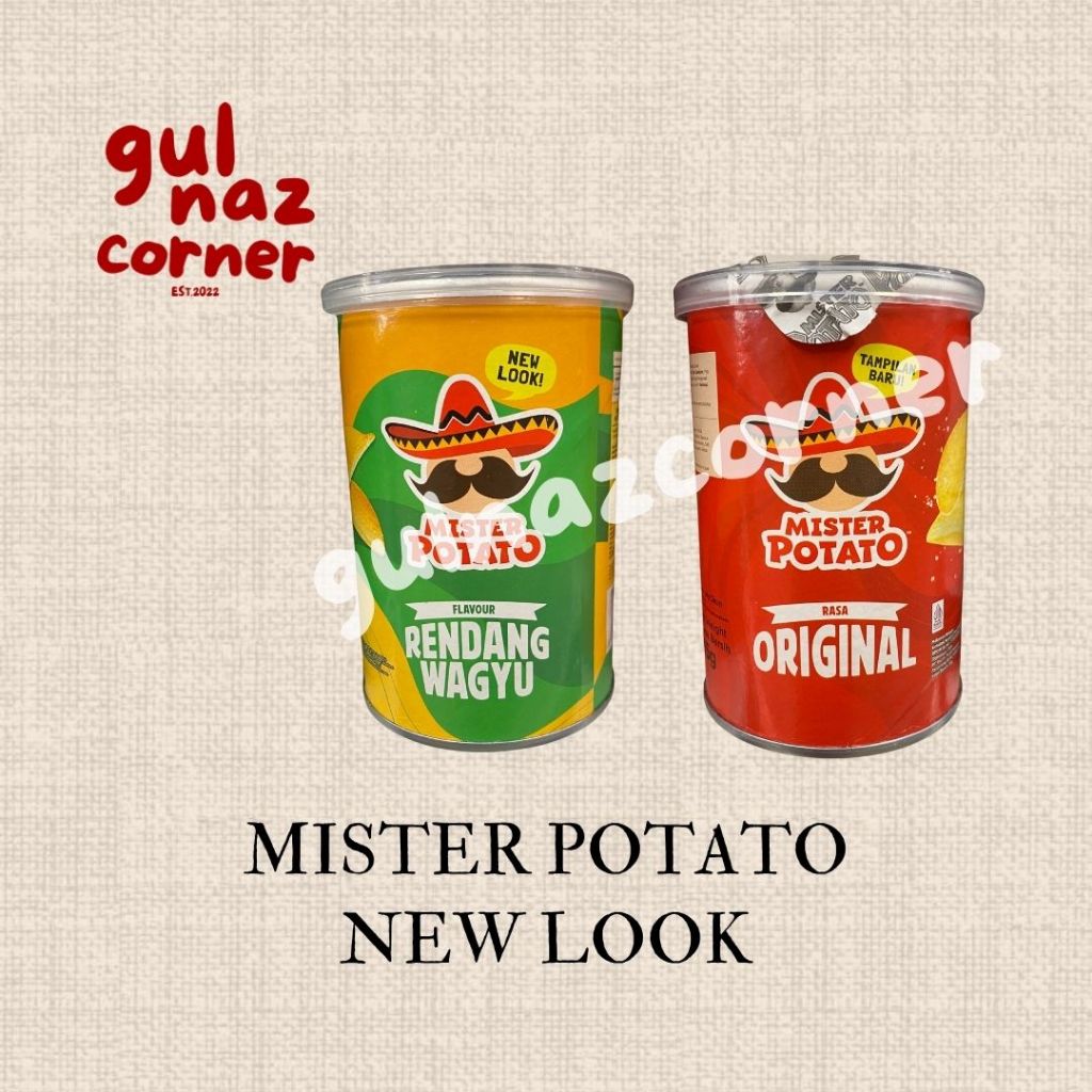 

[FREE BUBBLE WRAP] MISTER POTATO CHIPS 35 GR | ORIGINAL RENDANG WAGYU