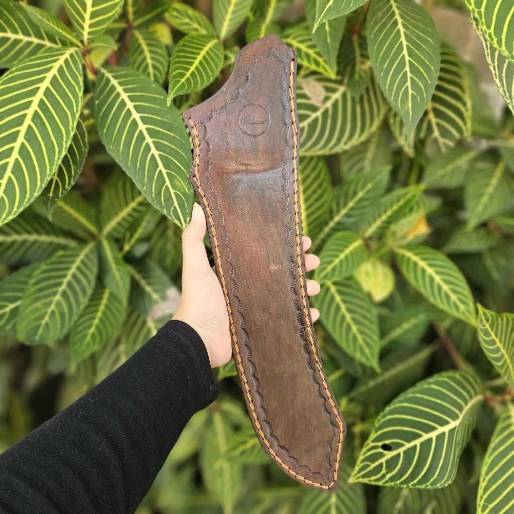 Sarung Kulit Pisau Bullnose 30cm