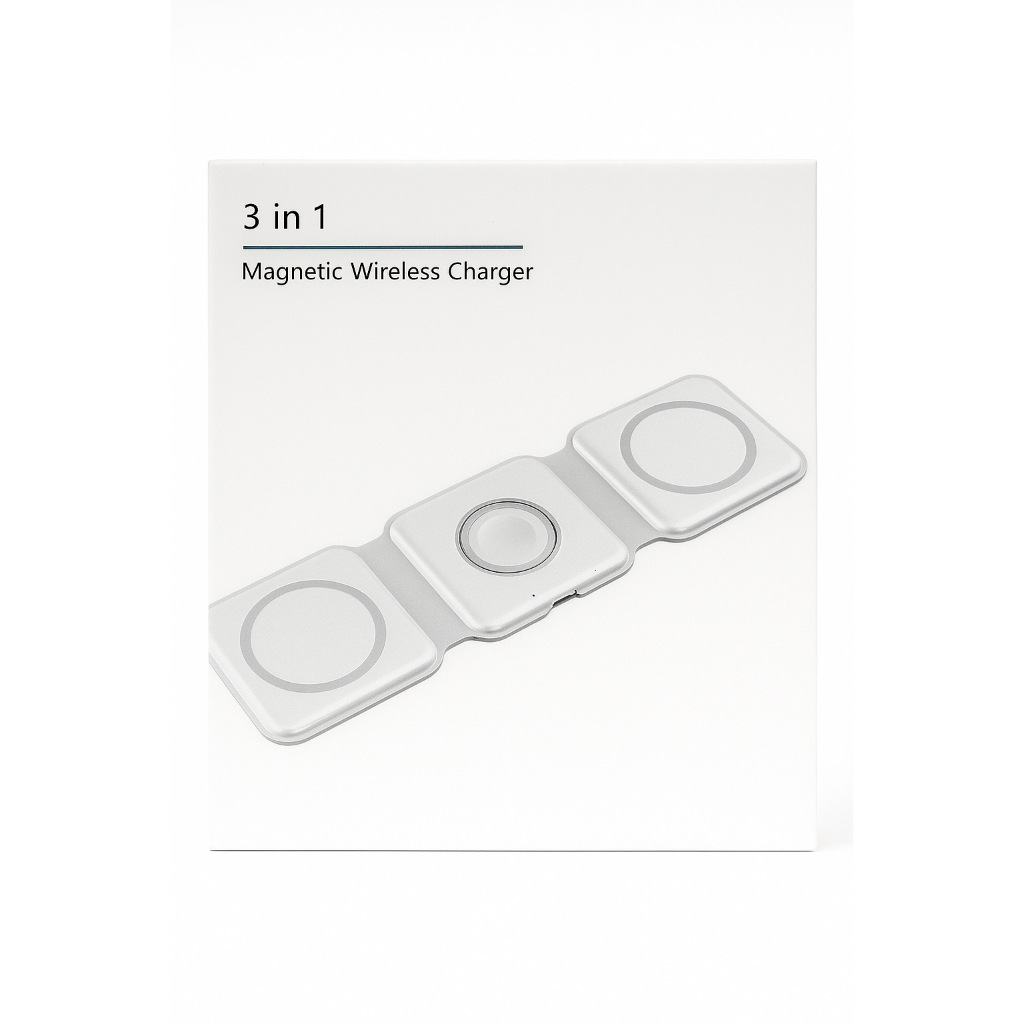 IFZ Magnetic Wireless Charger 3 in 1 For Pods, Watchband, Smartphones