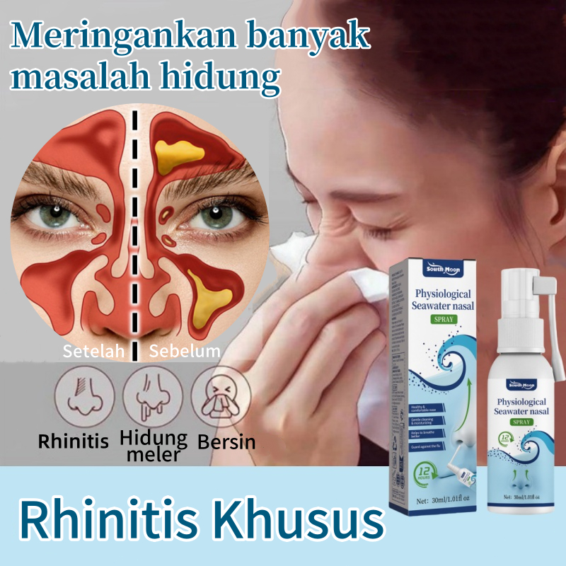 Nasal spray Sinusitis semprot hidung Nasal spray sinusitis Membersihkan hidung air laut fisiologis s