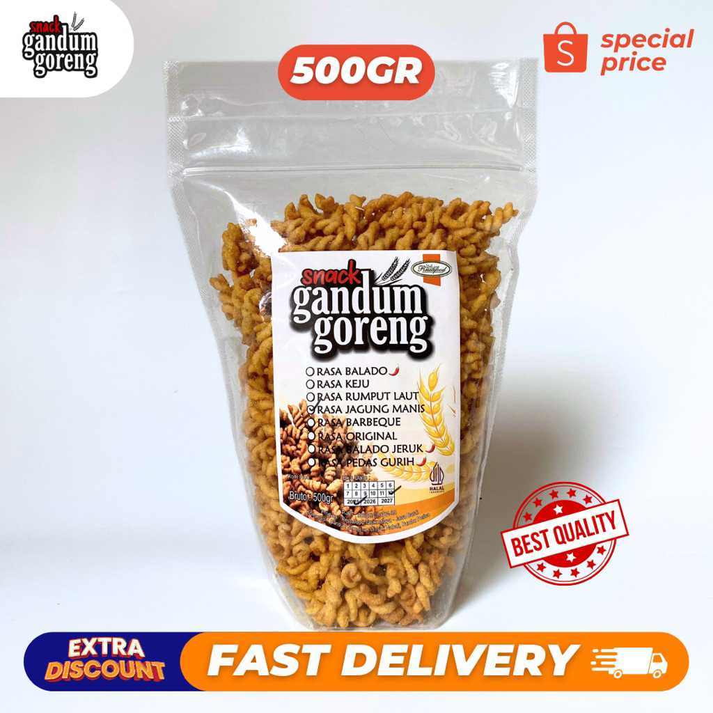 

Makaroni Gandum Goreng Ressafood | Kemasan 500gr