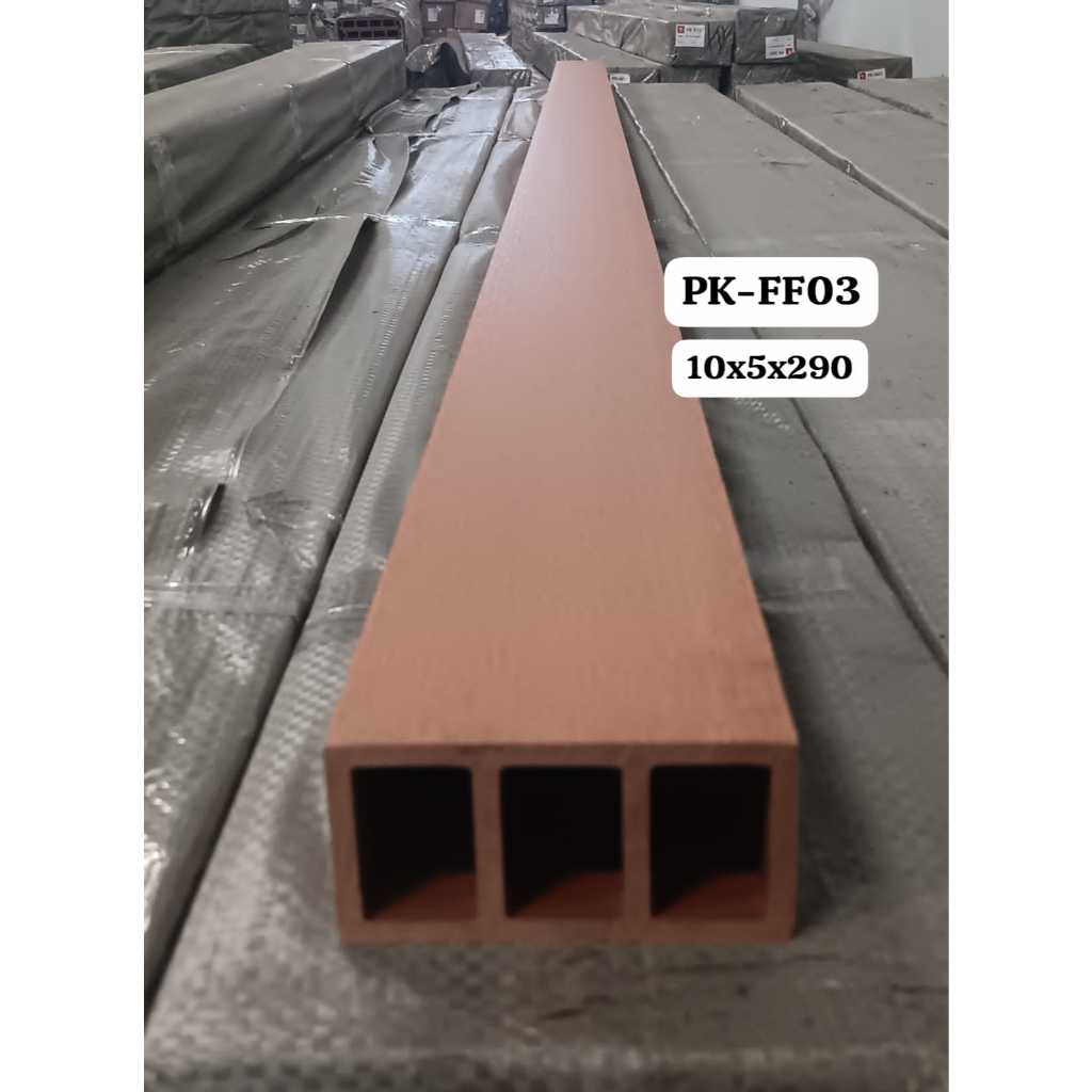 WPC Wall Panel Hollow Partisi Outdoor / WPC Hollow Partisi/ Pems Ruang Tamu Khusus Outdoor dan