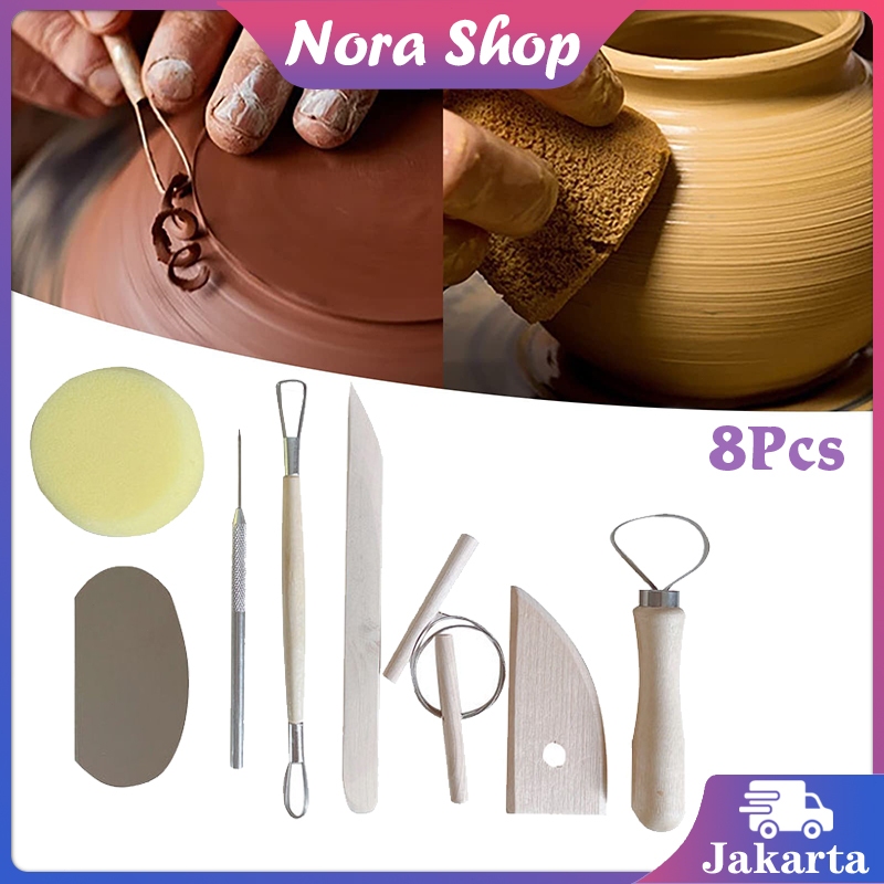 

Clay Tools Set 8 / Alat Pottery / Untuk Pahat Seni