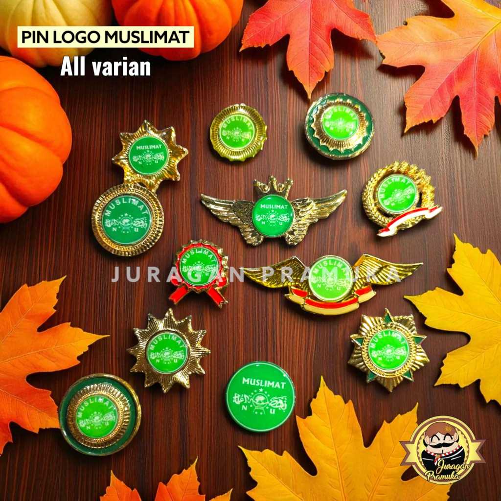 Pin bros Muslimat NU / pin organisasi Muslimat / aksesoris NU all varian