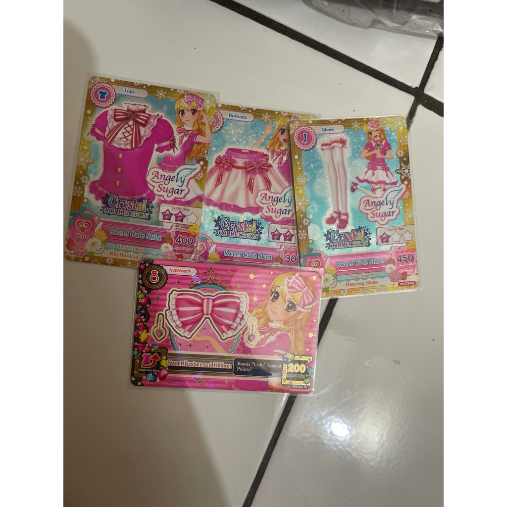 aikatsu Crystal collectiob Sweet Cafe full set