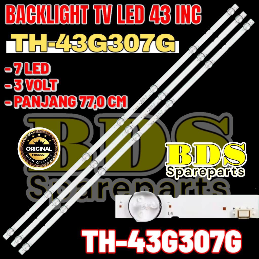 BACKLIGHT TV LED PANASONIC 43 INC TH-43G307G TH43G307G