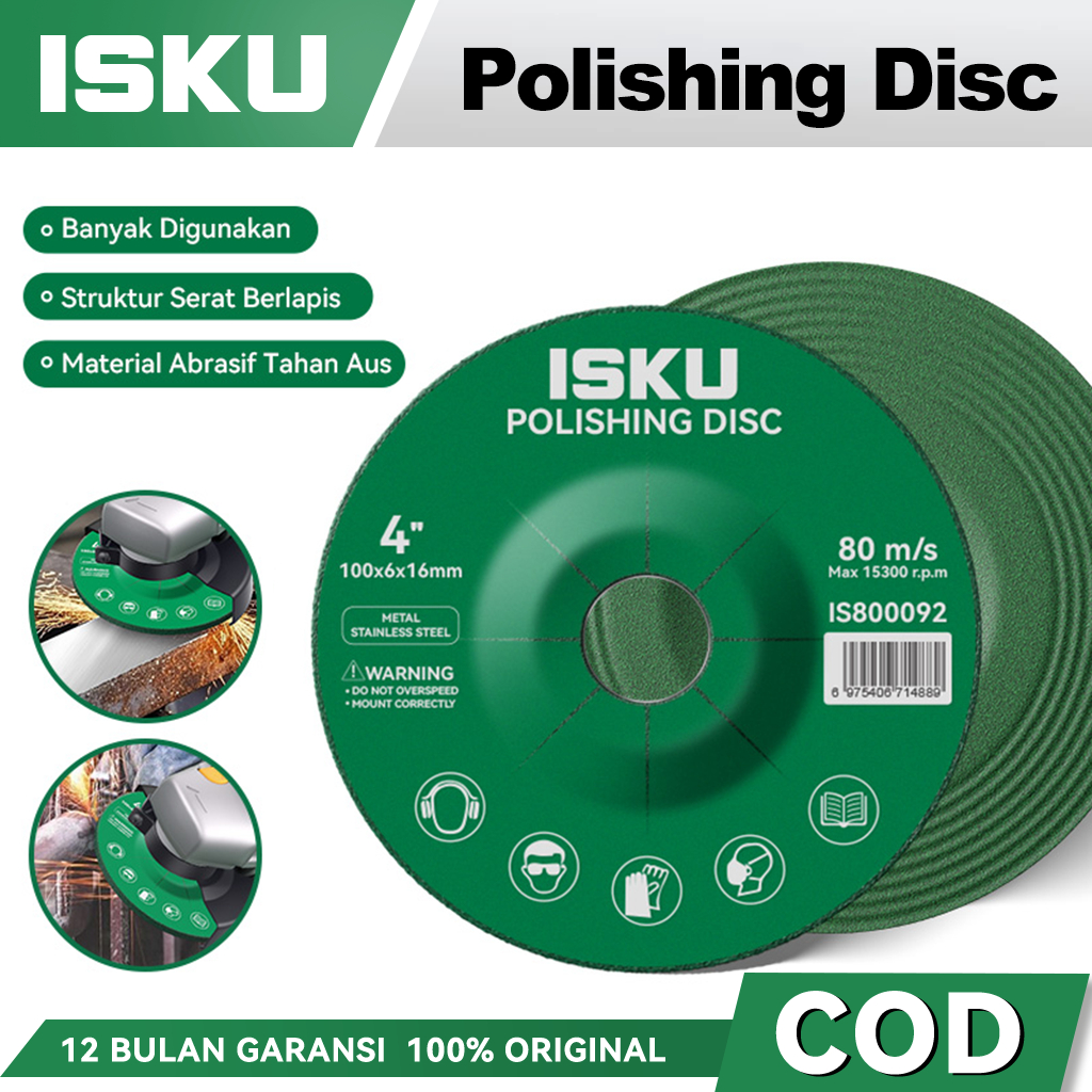 ISKU Mata Gerinda Amplas Susun Mata Gerinda Diamond Gerinda Kaca Keramik Serbaguna Gerinda Disc Diam