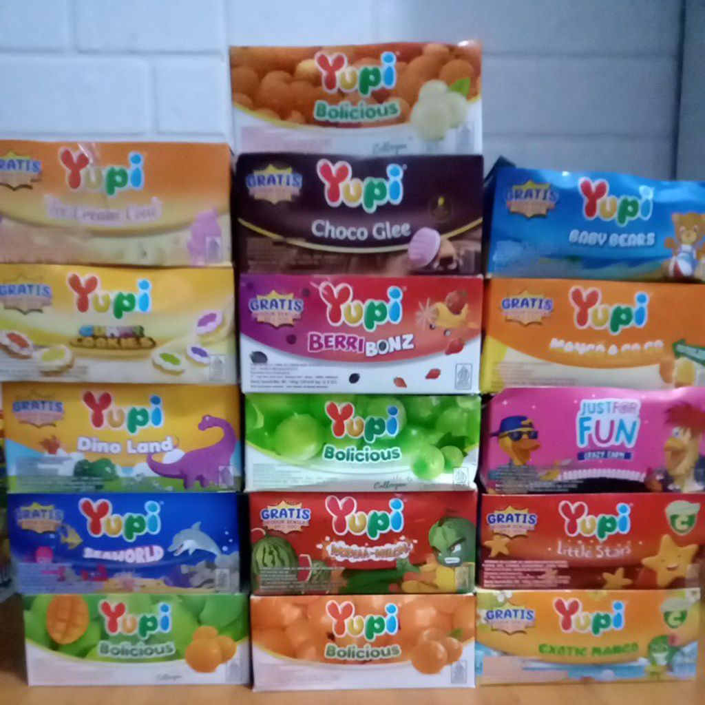 

yupi/yupi jual 500/yupi lucu/permen lucu/permen jelly/permen unik