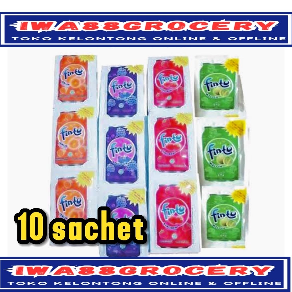 

Finto minuman serbuk all variant 10sachet