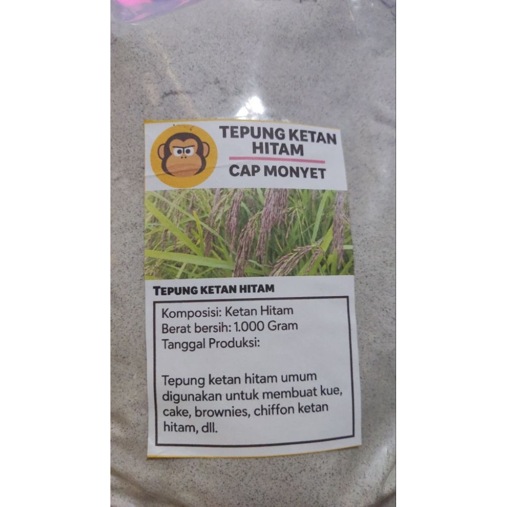 

Tepung ketan hitam 1kg MURNI TANPA CAMPURAN 1000G 1KG