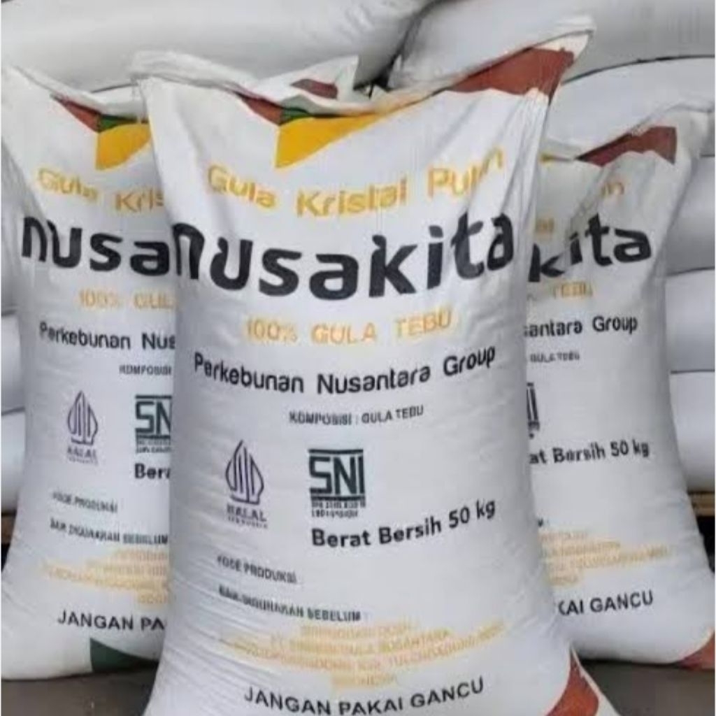 

SALE MURAH GULA PASIR MUANIS NUSAKITA 1 SAK BERAT 50KG
