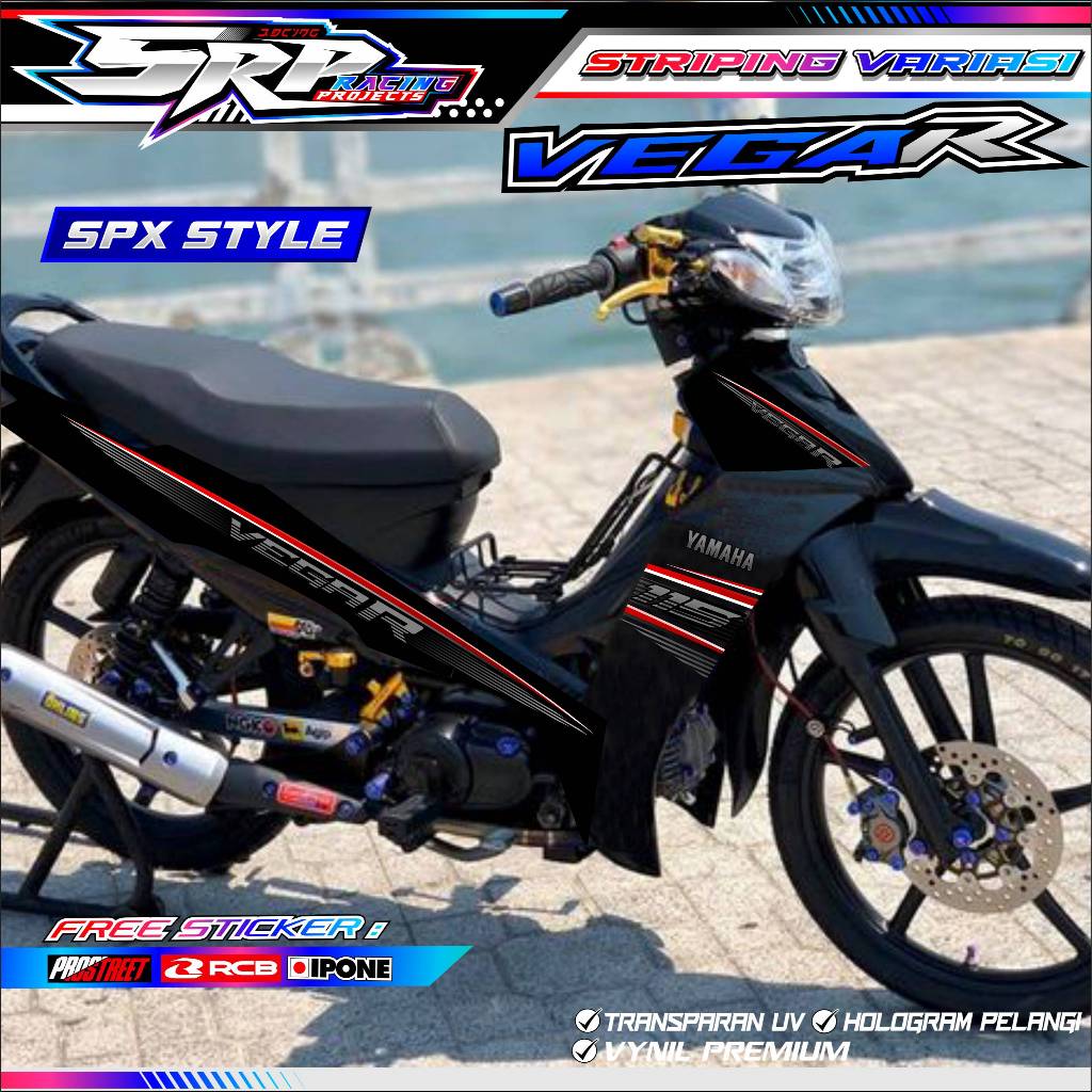 STRIPING VARIASI YAMAHA VEGA R NEW - SPX STYLE / STRIPING VEGA R NEW