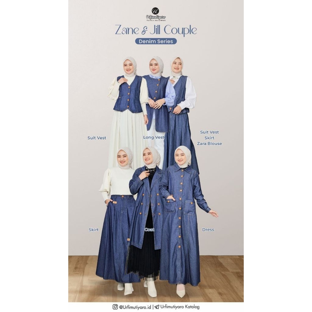 READY STOCK / ZANE & JILL DENIM SERIES BY URFIMUTIYARO