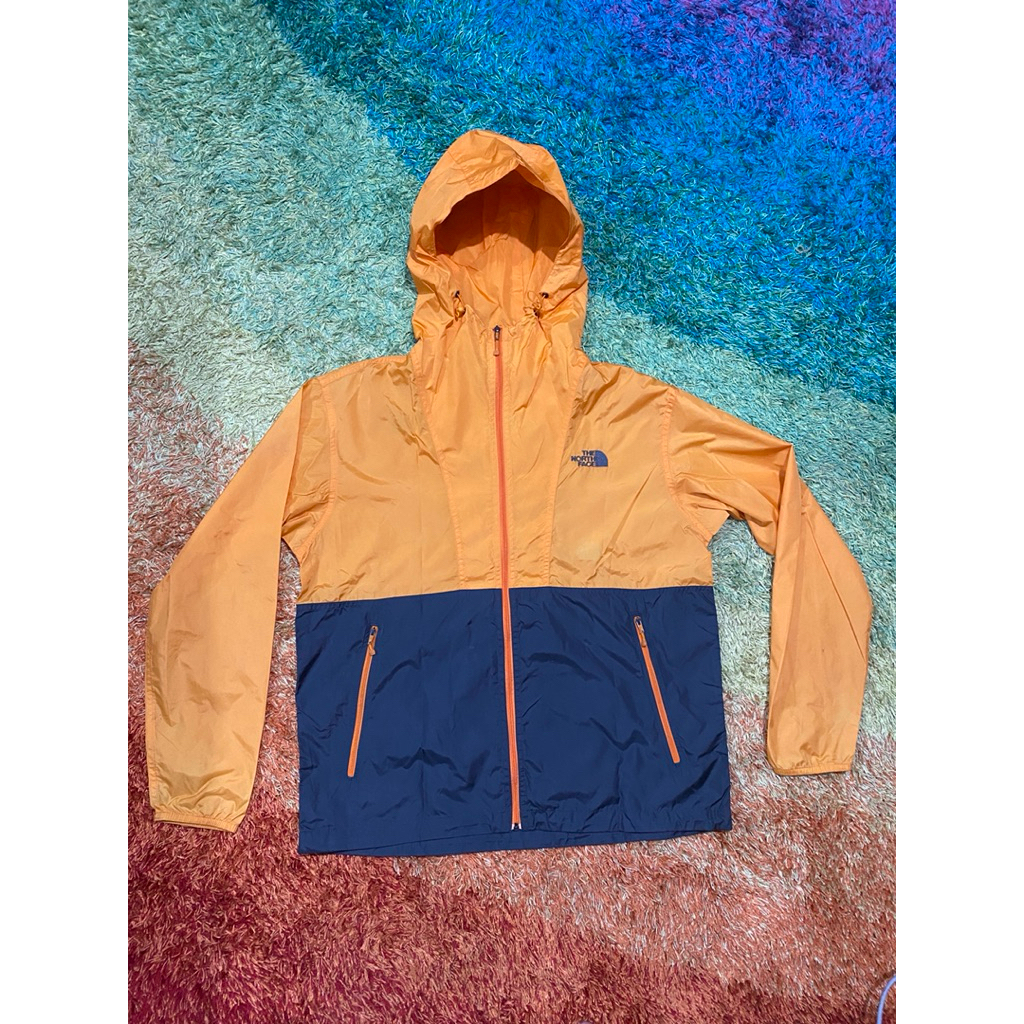 Jaket Gunung Windbreaker 2 Warna Size L - Outdoor Travel Second Ori