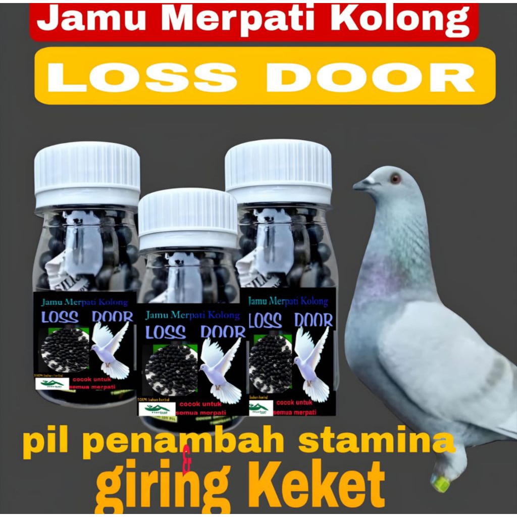 Giltbite_ Jamu Merpati Kolong Los Door 50 Pil/Sarang Walet Ferfect Power Raja Pukul Stut Door Macet