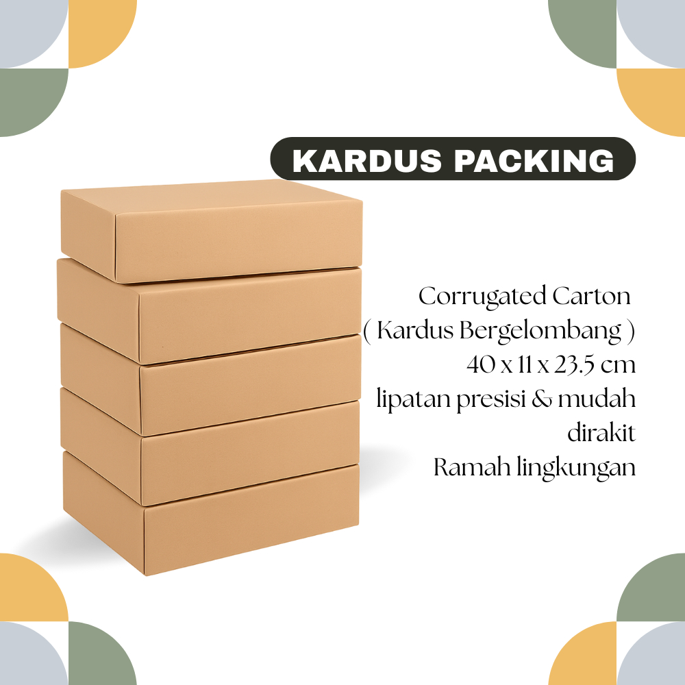 

Kardus Packing Kecil Sedang 40x11x23.5 CM - Dus Box Karton Packing Kirim Barang / Pengiriman
