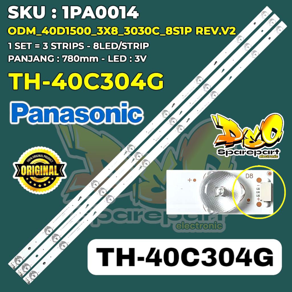 BACKLIGHT TV LED PANASONIC 40 INC TH-40C304G TH40C304G