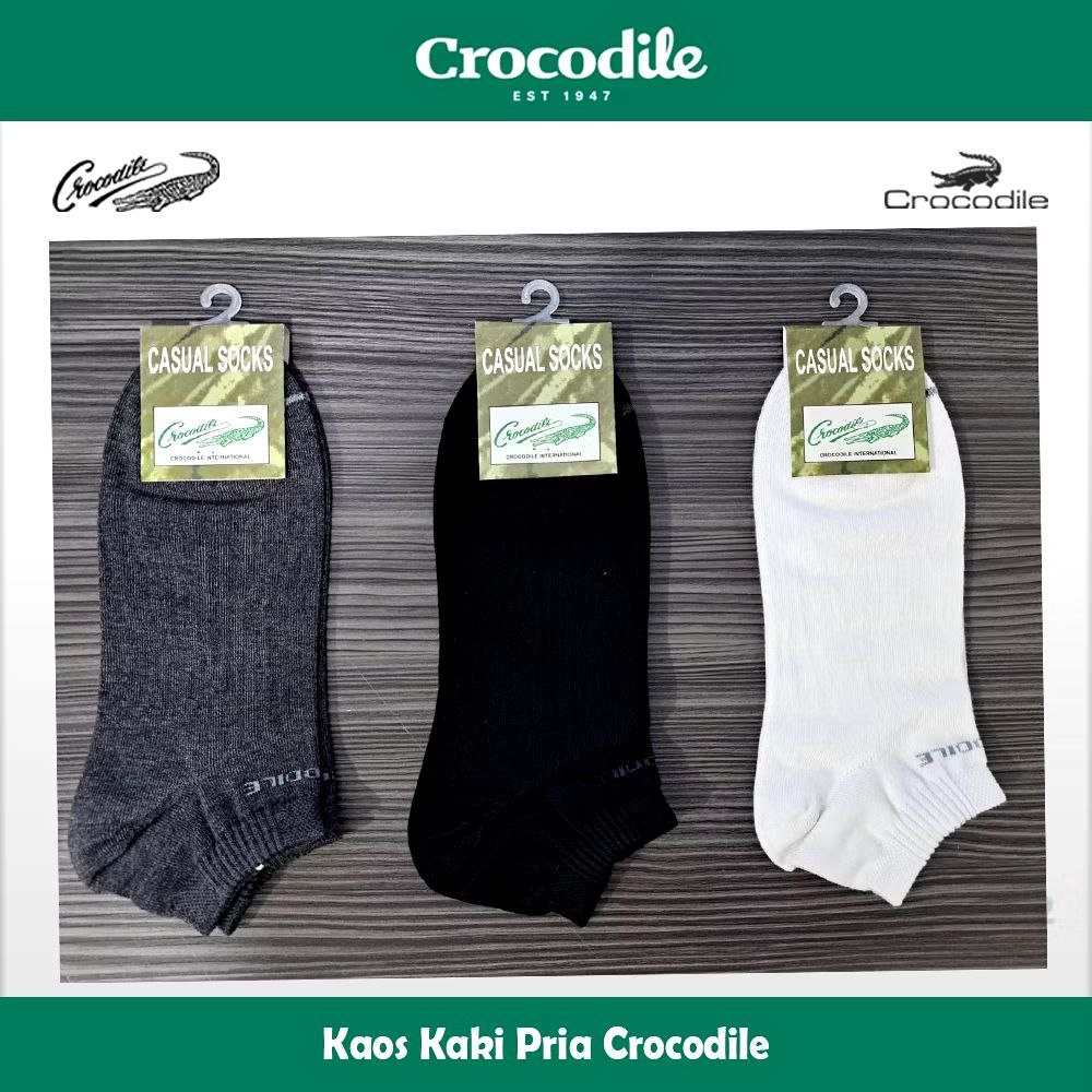 Kaos Kaki Pria CROCODILE ISBS (1 PCS) Kaos Kaki Crocodile ORIGINAL - Toserbazaar