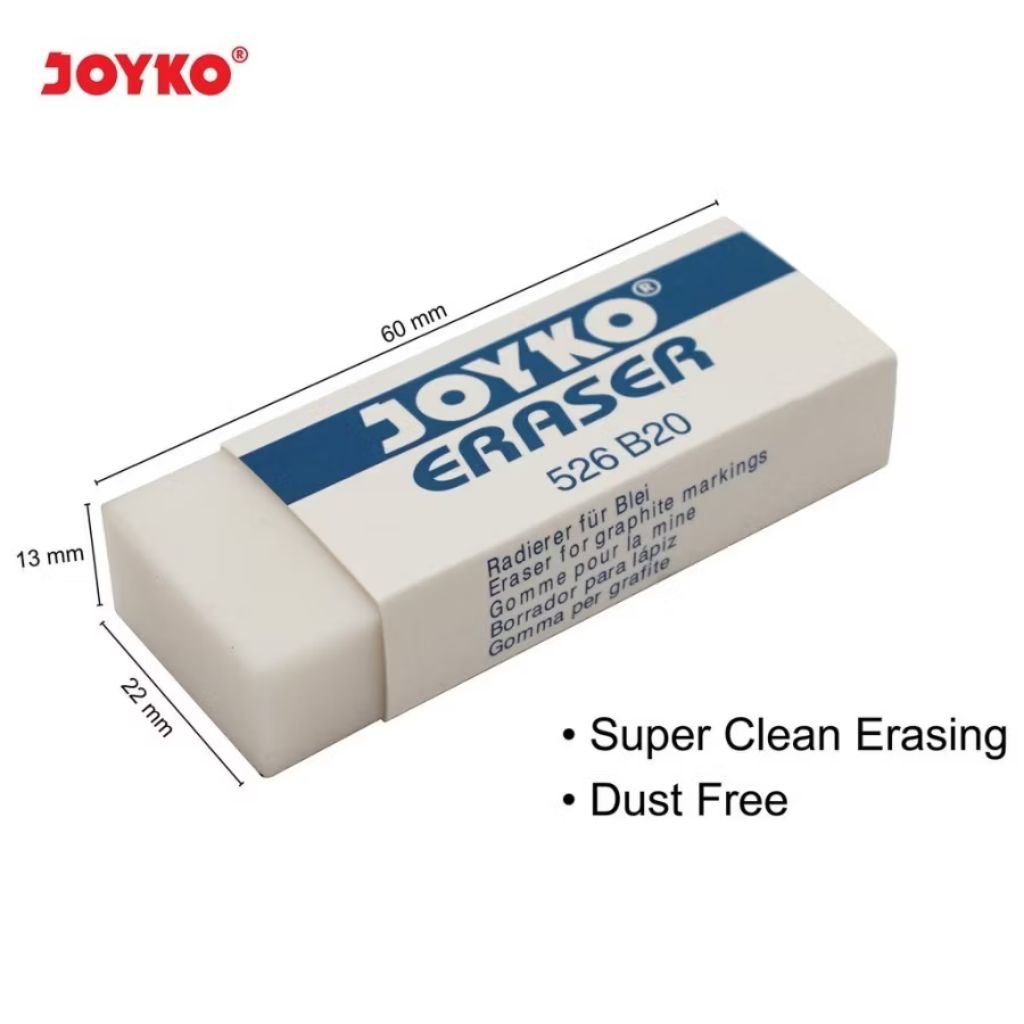 

[1 pcs] Eraser / Penghapus Joyko 526-B20