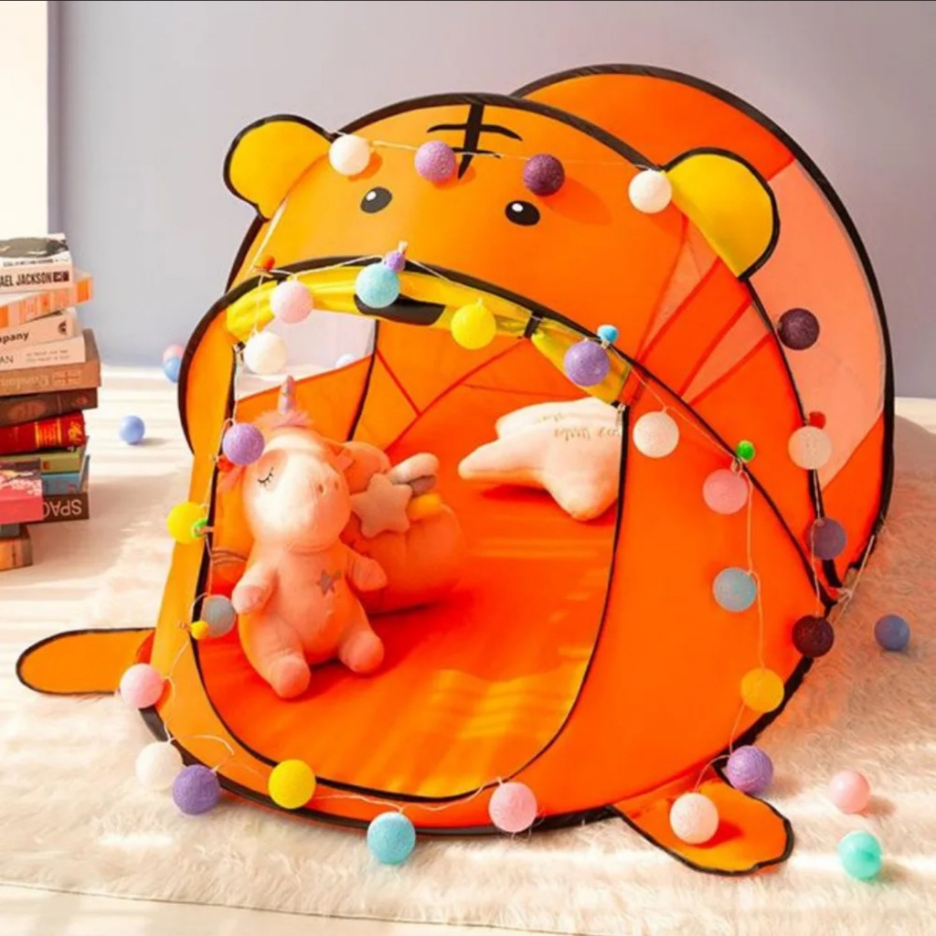 Tenda Mainan Anak Karakter / Tenda Camping Anak Perempuan Dan Laki-Laki / Mainan Tenda Anak