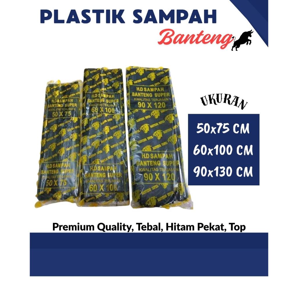 BANTENG - kantong plastik HD Sampah