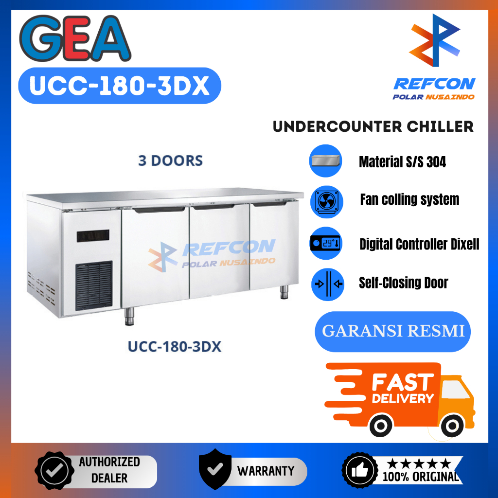 Undercounter Chiller GEA UCC 180 3D / UCC1803D / UCC 180 3 D