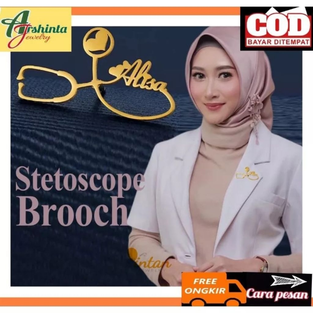 Bros stetoskop nakes Kustom nama Bros dokter
