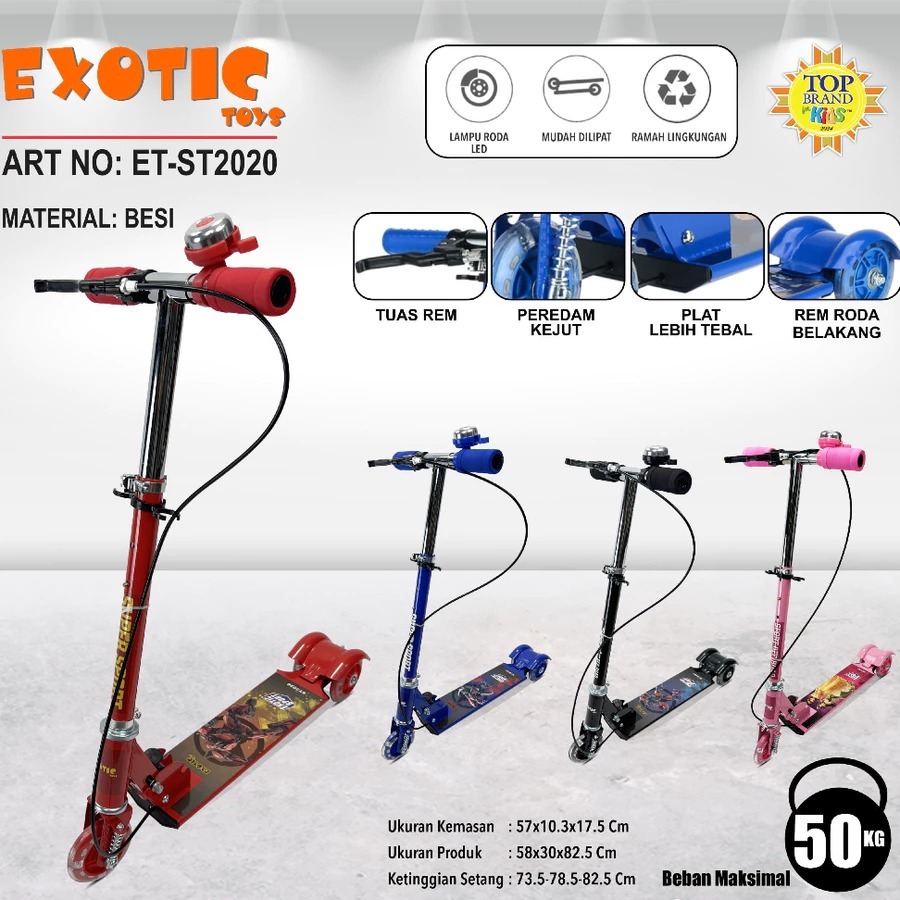 SKUTER ST-2020 Exotic / Mainan Skuter Anak