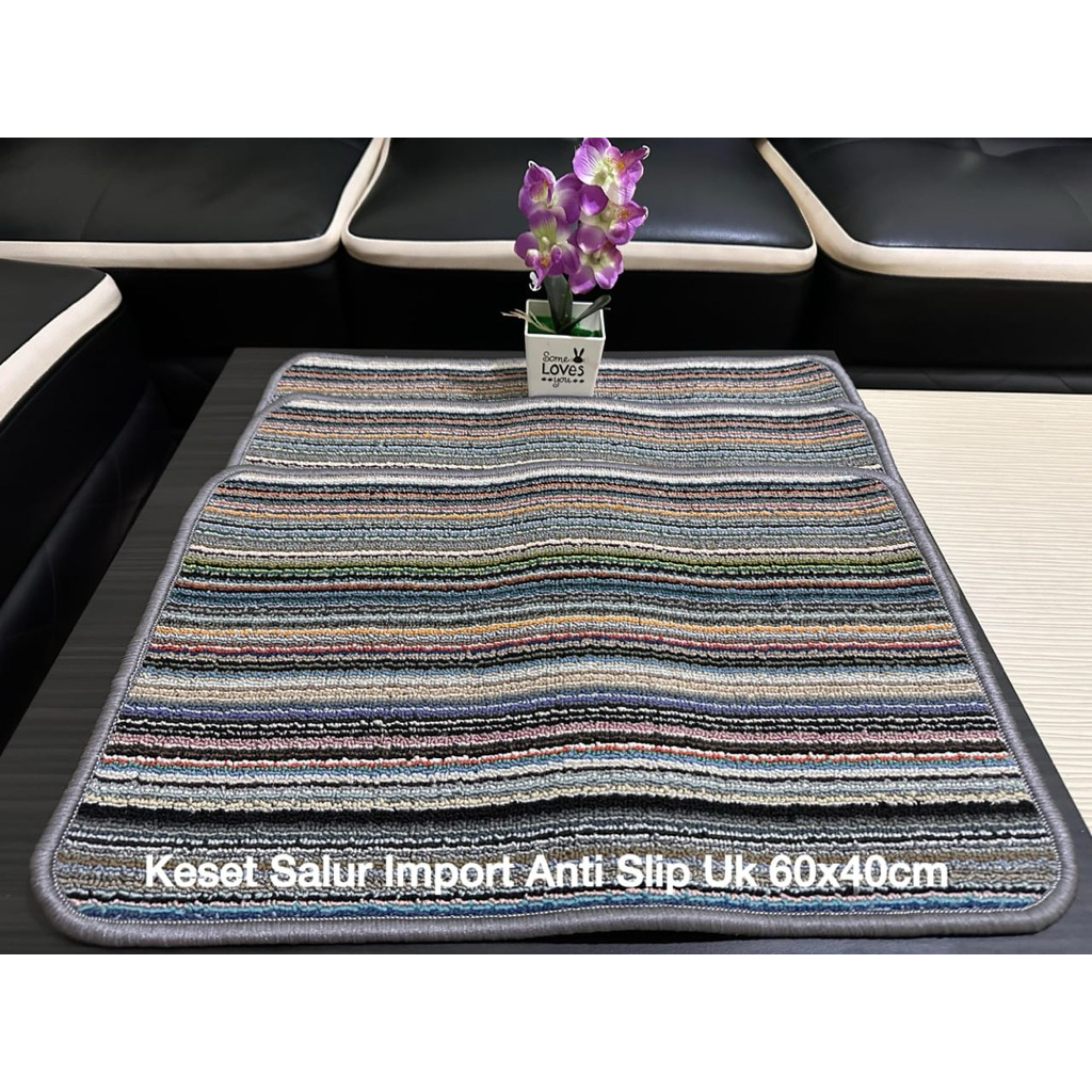 keset handuk - keset kaki Warna-warni - keset Salur Rainbow - Keset Kaki Serbaguna - Keset kaki Moti