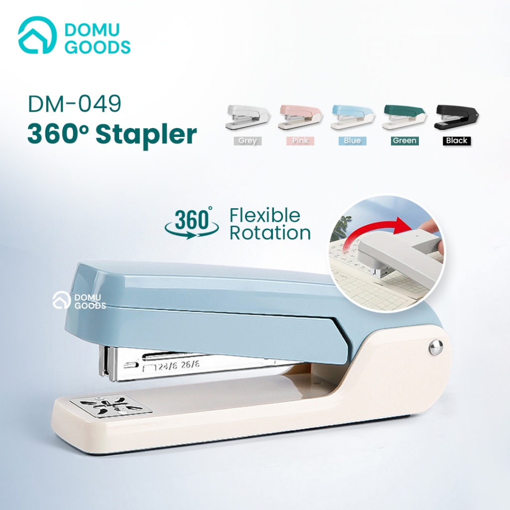 

DOMU 360 derajat Stapler / Triple Stapler / Stapler Rotatable 360 / Staples Meja Putar 3 Arah Besar