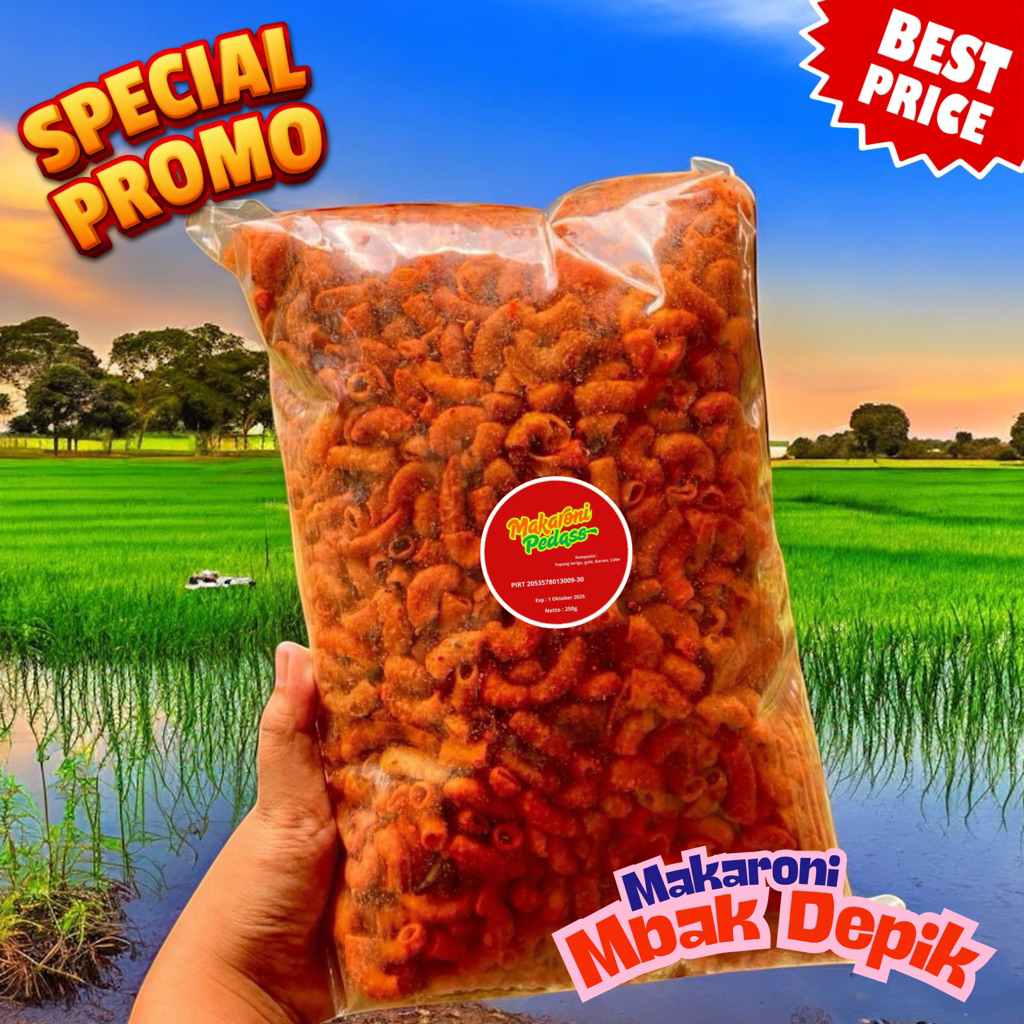 

Makaroni Pedas Gila 250gr – Dijamin Bikin Nagih!