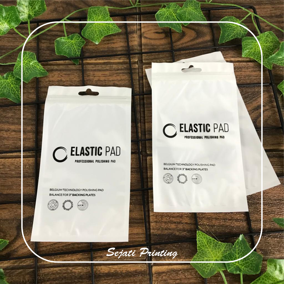 

(Isi 100 pcs) Sablon Plastik Murah Ziplock Background Putih 5, 6, 7, 10, 13 , FREE DESAIN - SEJATI PRINTING