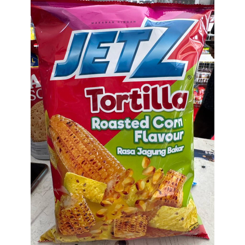 

Jetz Tortilla Roasted Corn Flavor rasa jagung bakar 140 g