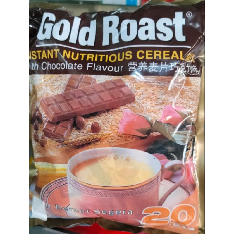 

[oddsolshop] pekanbaru/Gold Roast Instant Cereal Chocolate 20 PCS 30GR Sereal Instan Rasa Cokelat