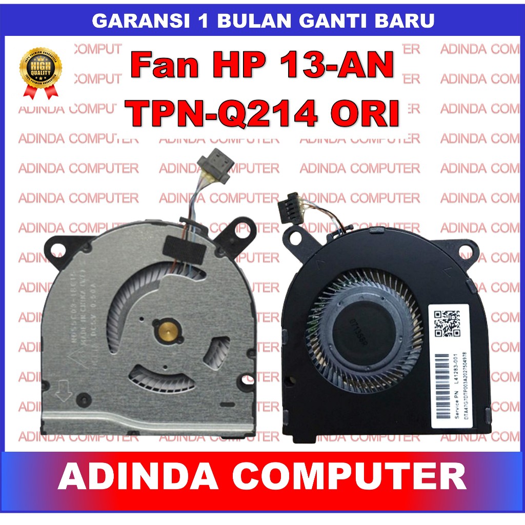 Fan HP 13-AN Pavilion 13 13-AN 13-AN0031WM 13-AN0030WM TPN-Q214 ORI
