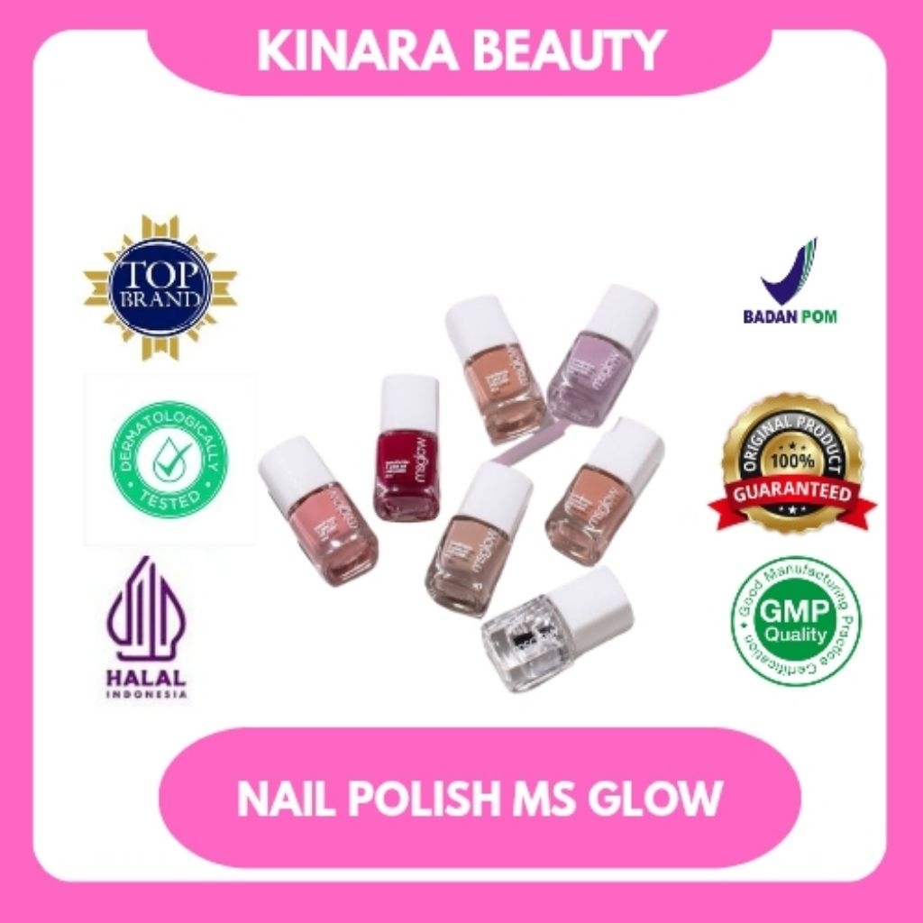 NAIL POLISH MS GLOW / KUTEK HALAL MS GLOW