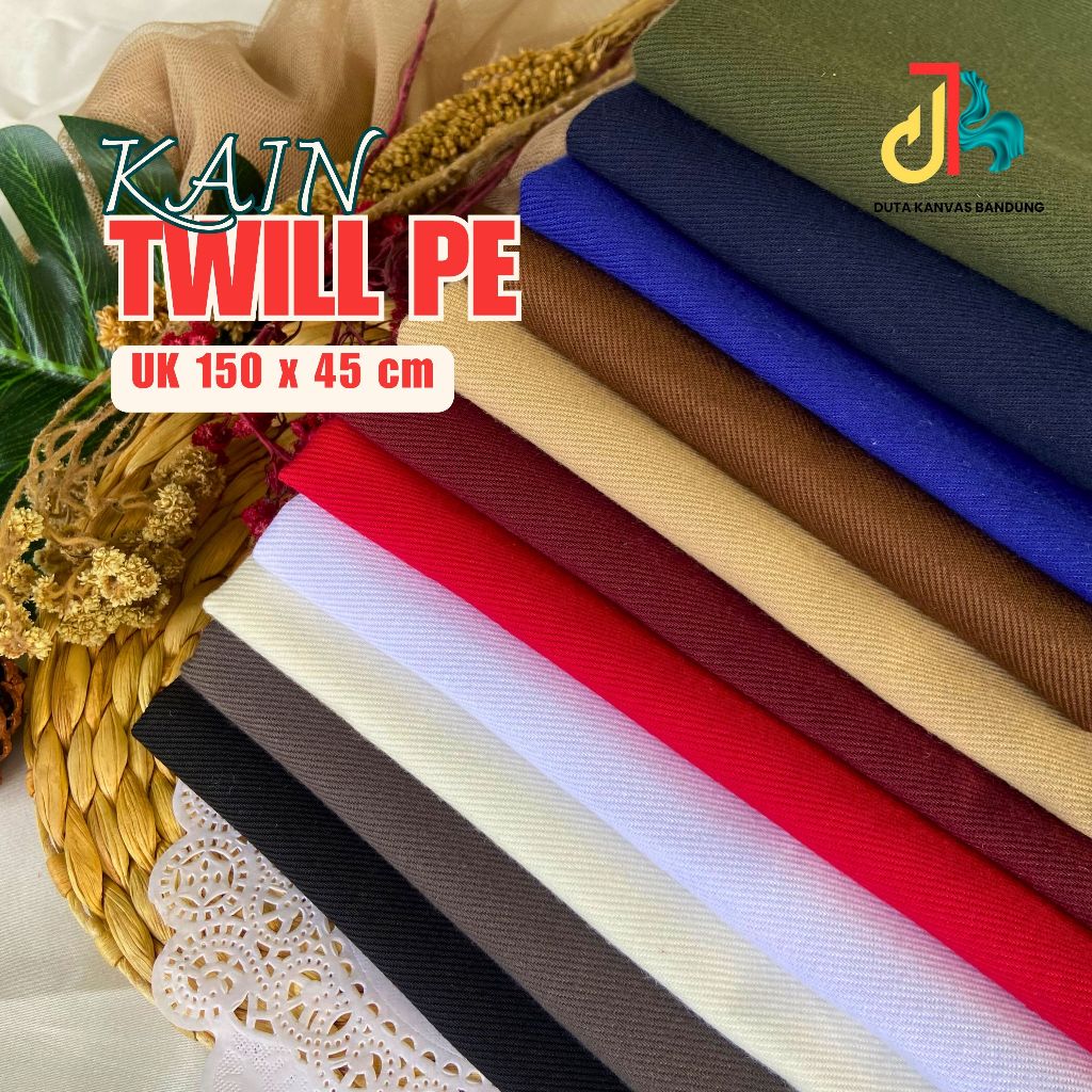 (150x45 CM) KAIN TWILL PE / KAIN TWILL MURAH / KAIN TWILL GRADE A
