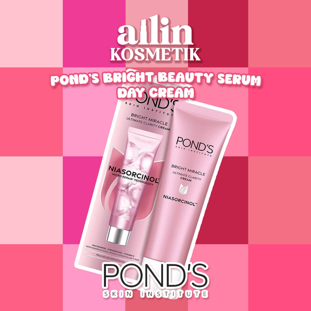 AiLiN | Pond's Bright Beauty Serum Day Cream 20G | Pelembab wajah