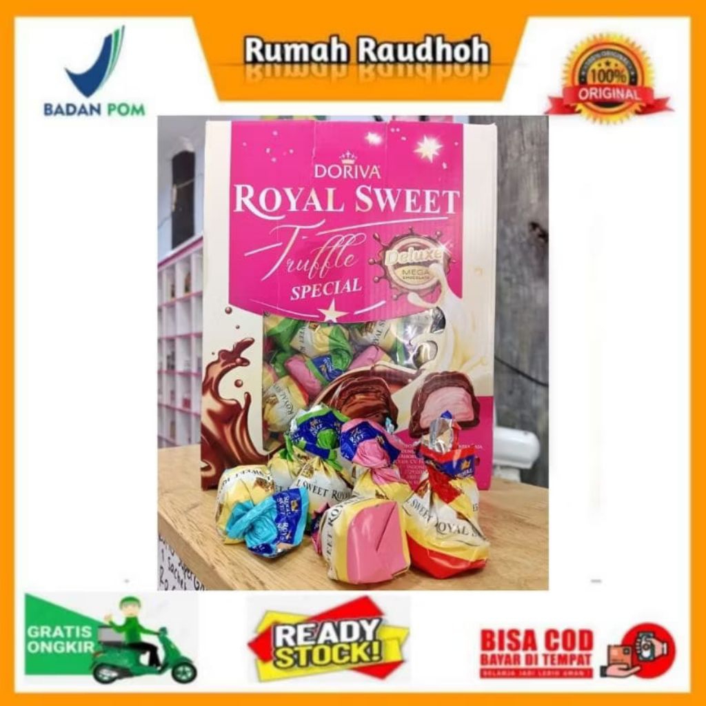 

COKLAT TURKEY ROYAL SWEET MIX 1 BOX (2 KG)- COKLAT ASLI IMPOR TURKEY