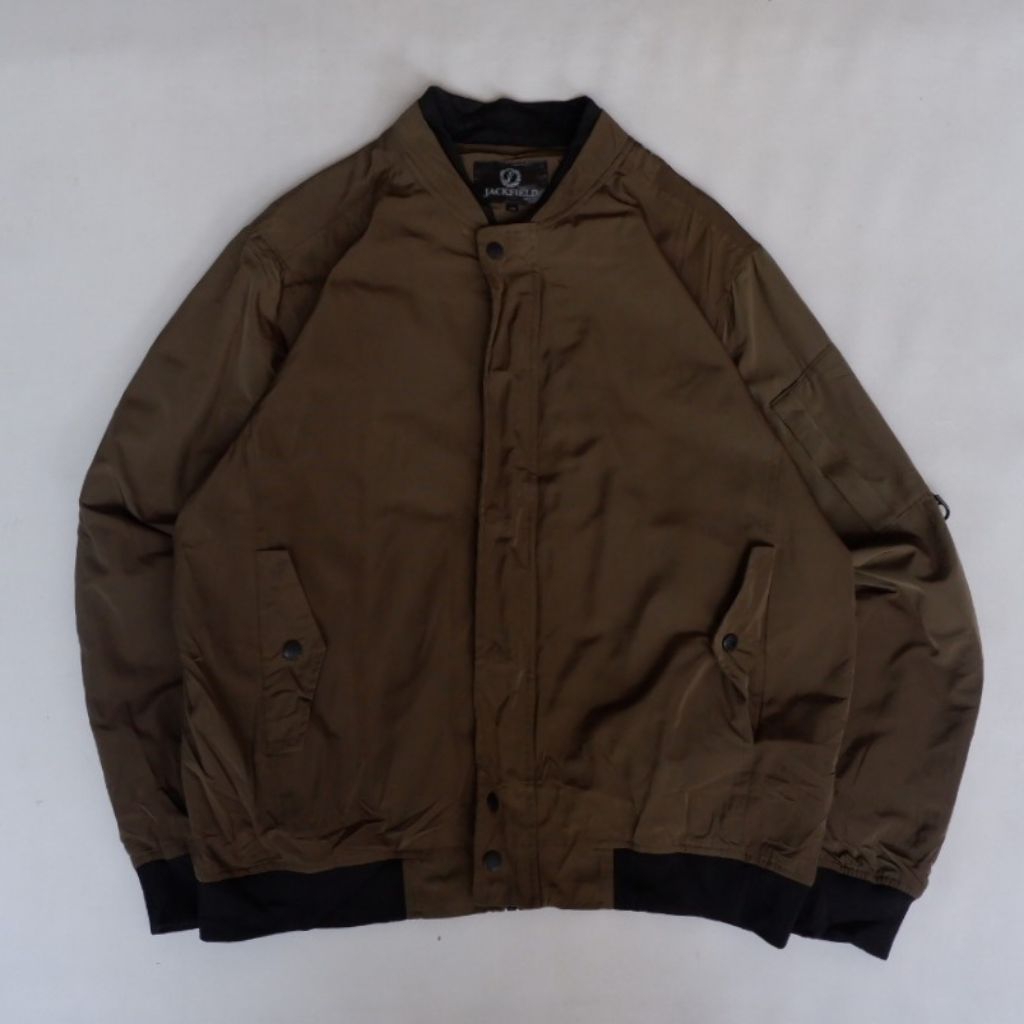 jackfield bomber ma-1 jaket olive