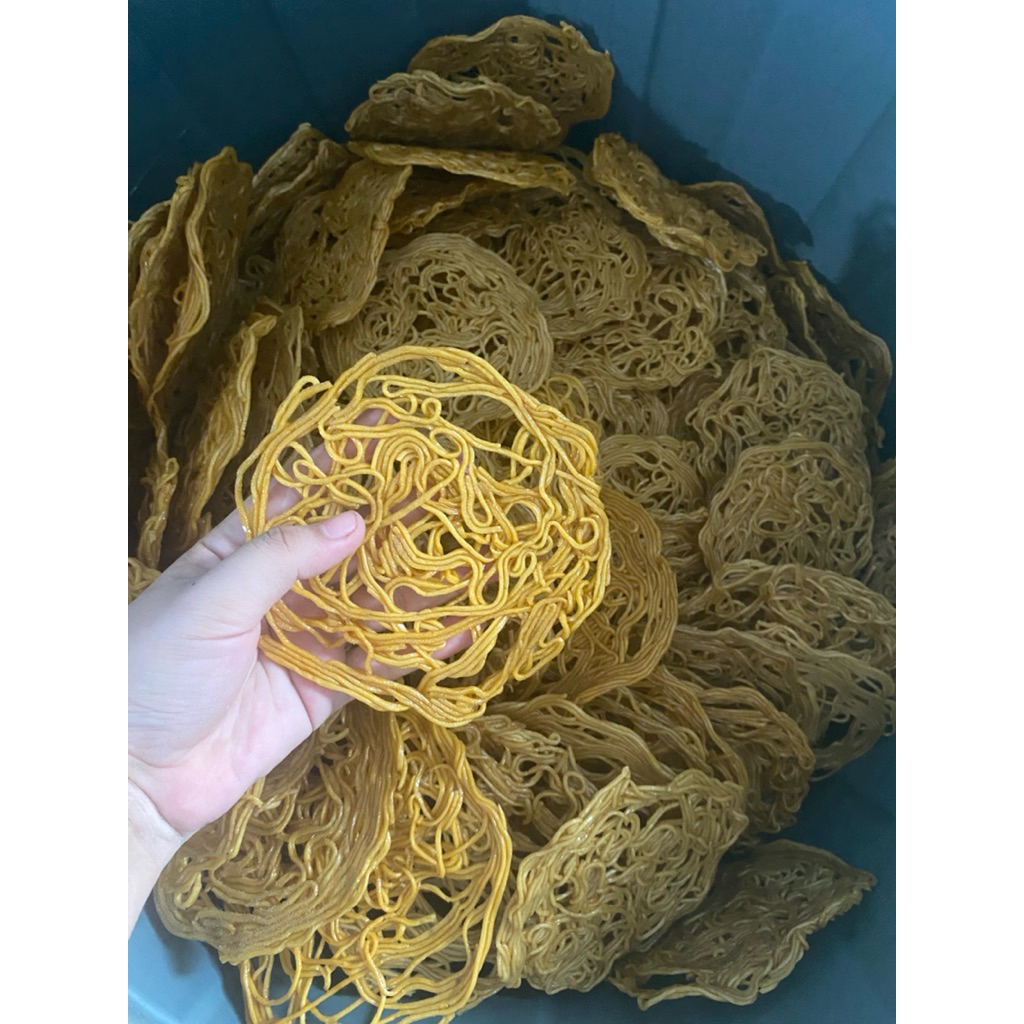 

kerupuk mie original dan rasa udang