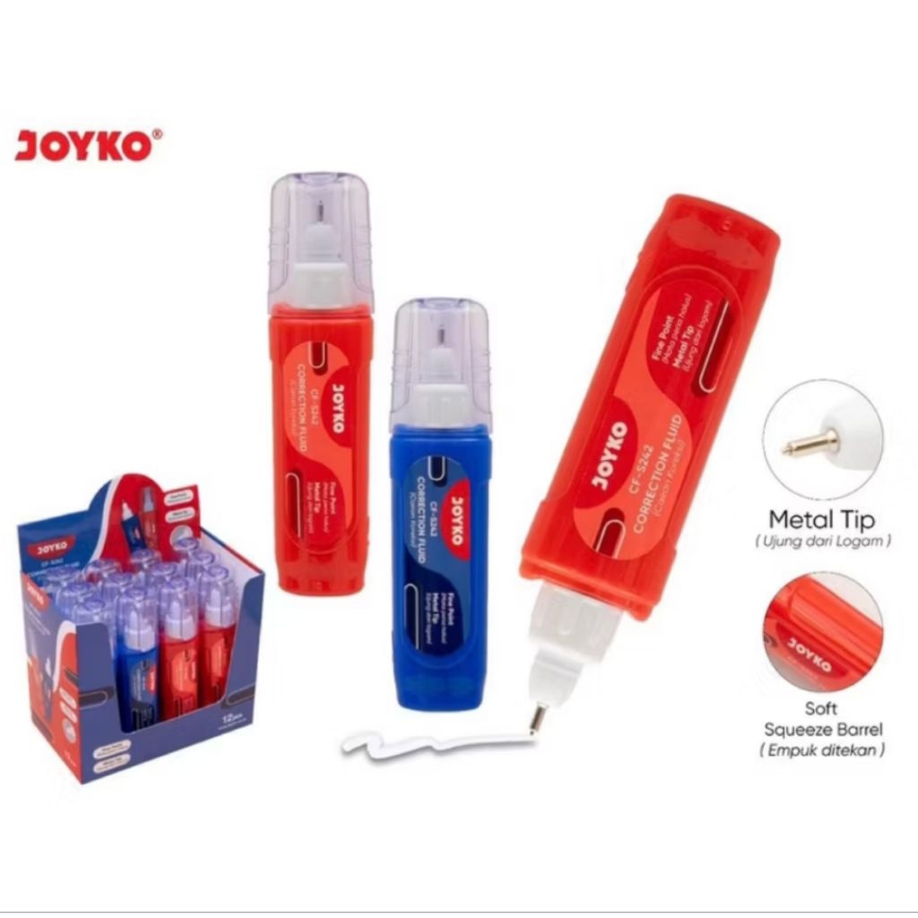 

JOYKO Correction Fluid Cairan Koreksi Penghapus Cair CF-S242