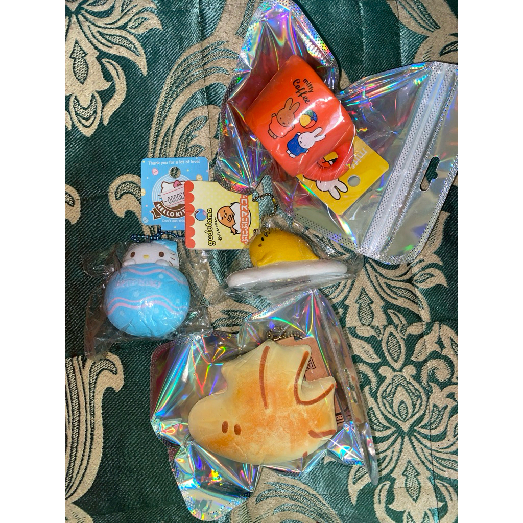 rare squishy miffy, hk egg, pnts