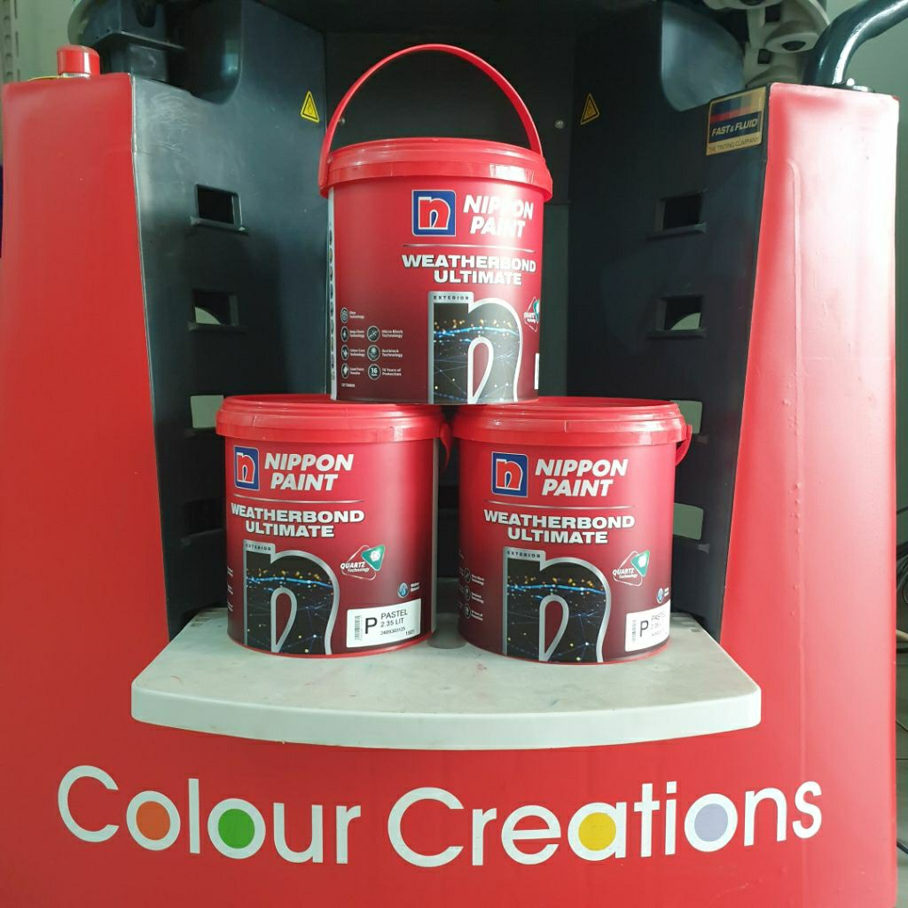 CAT TEMBOK WEATHERBOND ULTIMATE , cat EXTERIOR Premium - Nippon PAINT Weatherbond ULTIMATE ( CC )